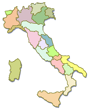 Mappa dell'Italia